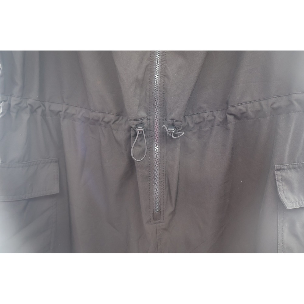 Old Navy StretchTech Romper Womens 2X Black Zip Front Cargo Quick Dry Plus - Picture 3 of 5